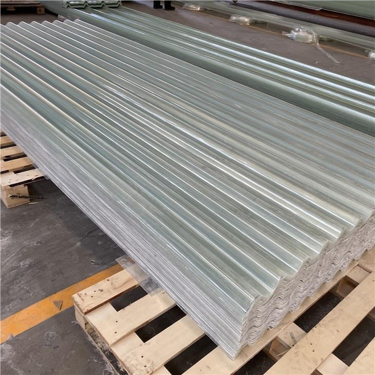 ورق سقف راه راه FRP شفاف