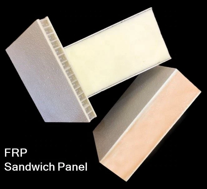 ساندویچ پانل PU Xps EPS PET PP Honeycomb Frp برای کامیون یخچال دار RV Van Trailor